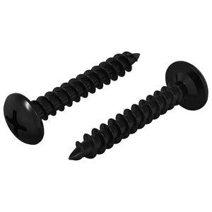 vidaXL Savaranki&scaron;kai įsukamas vienas 2 pcs Juoda 4 x 25 mm Plienas