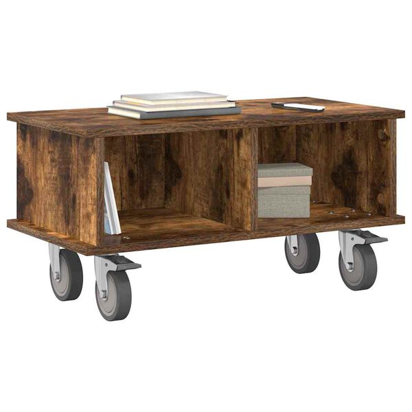 vidaXL Televizoriaus stovas Rūkyta ąžuolas 68,5 x 35 x 35 cm