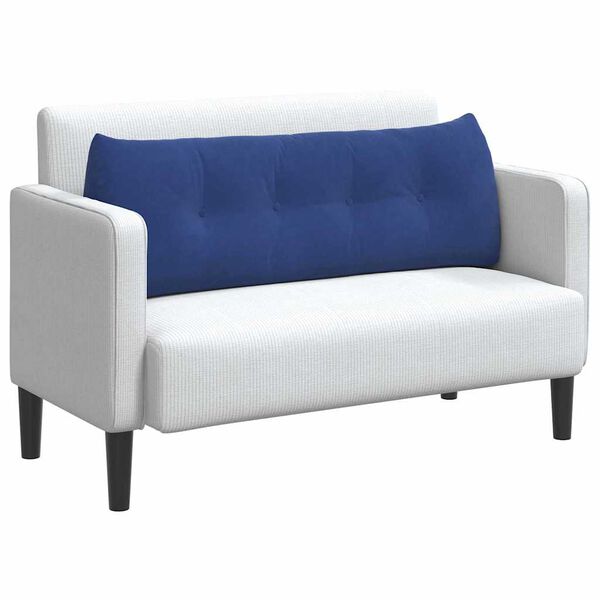 vidaXL Apsaugos Pagalvė Policijos mėlyna 140 x 24 x 50 cm Aksomas