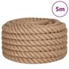 vidaXL Džiuto virvė, 5 m ilgio, 40 mm storio