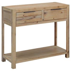 vidaXL Konsolinis staliukas, 82x33x73 cm, akacijos medienos masyvas