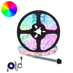 vidaXL LED juosta 2 vnt. Juoda ir permatoma Varis ir plastikas