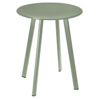 ProGarden Šoninis lauko staliukas, matinės žalios spalvos, 40x49cm