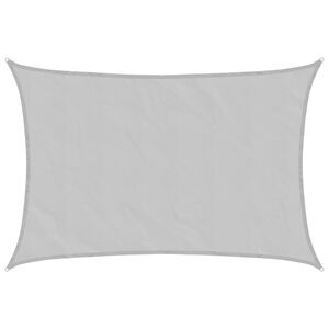 vidaXL Burė nuo saulės, pilka, 3x2m, 100% oksfordo poliesteris