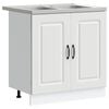 vidaXL Virtuvės spintelė Kalmar Balta 80 x 46 x 81,5 cm