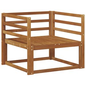 vidaXL Lauko Vidurinis Sofa Kietos akacijos mediena Natūrali