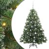 vidaXL Dirbtinė Kalėdų eglutė su 150 LED Žalia 150 cm PE ir PVC