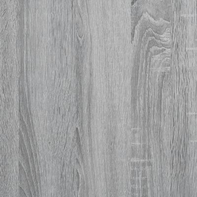 vidaXL Virtuvės lentyna, pilka ąžuolo, 90x40x84cm, mediena ir metalas