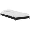 vidaXL Lovos rėmas Juodojo ąžuolo 80 x 200 cm Apdirbta mediena