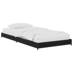 vidaXL Lovos rėmas Juodojo ąžuolo 80 x 200 cm Apdirbta mediena