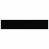 vidaXL Pakabinama sieninė lentyna, juodos spalvos, 120x23,5x3,8cm, MDF