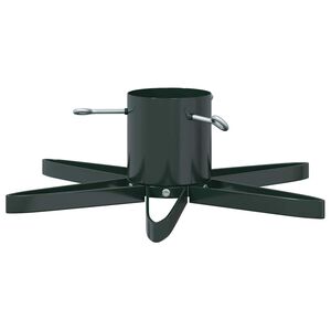 vidaXL Kalėdų Eglutės Stovas 1.73 Žalia 50 x 50 x 15,5 cm Plienas