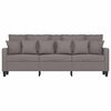 vidaXL Trivietė sofa, taupe spalvos, 180cm, audinys