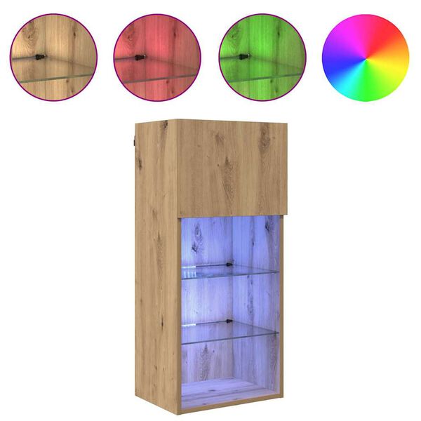 vidaXL Sieninis televizoriaus stovas Amatininkų ąžuolas