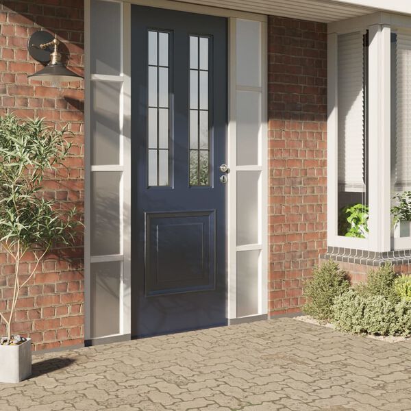 vidaXL Langų plėvelės, baltos spalvos, PVC, matinės