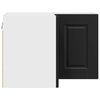 vidaXL Virtuvės spintelė Juoda 57 x 57 x 40 cm Apdirbta mediena