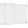 vidaXL Virtuvės atbraila 2 vnt. Skaidrus 80 x 60 cm grūdintas stiklas