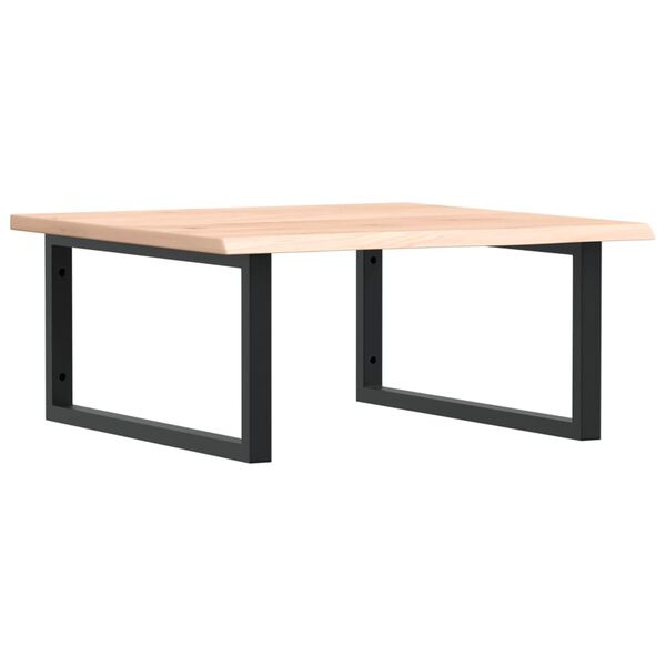 vidaXL Lentyna praustuvui, plienas ir ąžuolo medienos masyvas