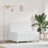 vidaXL Modulinis sofa vienetas be rankų 2 pcs Balta 55 x 74 x 82 cm