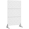 vidaXL Privatumo žaliuzės 100 x 50 x 180 cm Nerūdijantis plienas