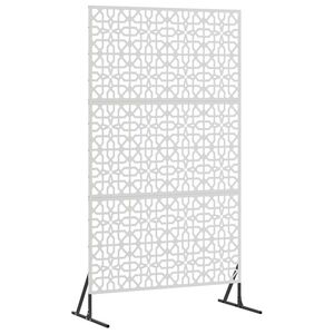 vidaXL Privatumo žaliuzės 100 x 50 x 180 cm Nerūdijantis plienas