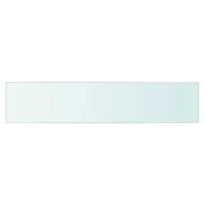 vidaXL Lentynos, 2vnt., skaidrios, 70x15cm, stiklo plokštė (243828x2)