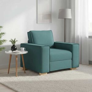 vidaXL Sofa-kėdė, tamsiai žalia, 100x78x84 cm, audinys