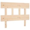 vidaXL Lovos galvūgalis, 93,5x3x81cm, pu&scaron;ies medienos masyvas
