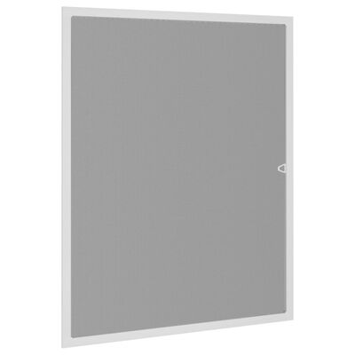vidaXL Tinklelis nuo vabzdžių langams, baltos spalvos, 100x120 cm