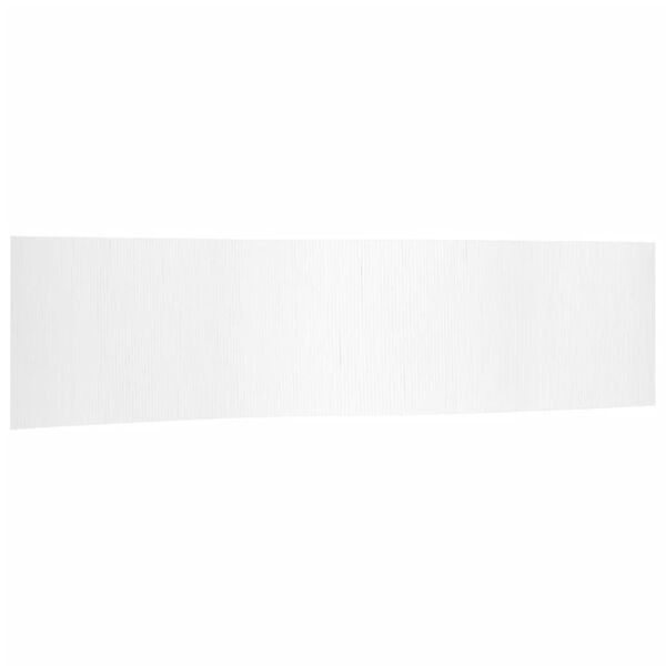 vidaXL Kambario pertvara, baltos spalvos, 165x800cm, bambukas