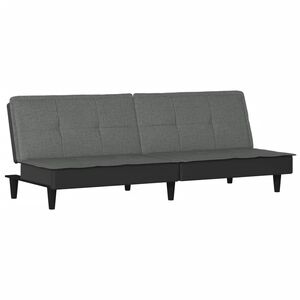 vidaXL Sofa-lova, tamsiai pilkos spalvos, audinys