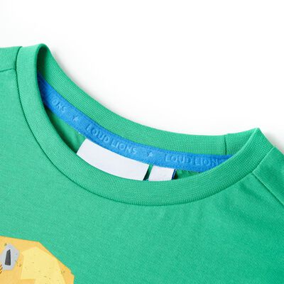 Vaikiški marškinėliai, žalios spalvos, 92 dydžio