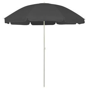 vidaXL Paplūdimio skėtis nuo saulės, antracito spalvos, 240cm