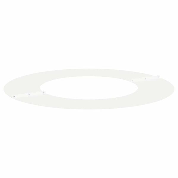 vidaXL tinkamas plok&scaron;tiems medžio žiedams 5 pcs Balta &Oslash;40 / 70 cm