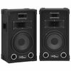 vidaXL Profesionalios pasyvios garso kolonėlės, 2vnt., juodos, 800W