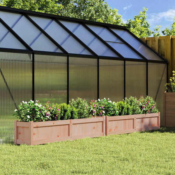 vidaXL Sodo loveliai, 2vnt., douglas eglės medienos masyvas