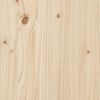 vidaXL Sodo lovelis, 80x80x45,5cm, pu&scaron;ies medienos masyvas