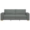 vidaXL Trivietė sofa, tamsiai pilka, 180 cm, audinys