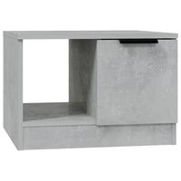 vidaXL Kavos staliukas, betono pilkas, 50x50x36cm, apdirbta mediena