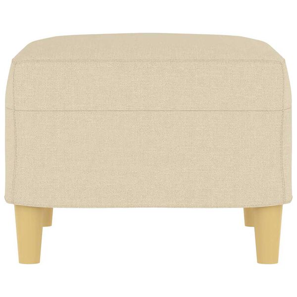 vidaXL Pakoja, kreminės spalvos, 60x50x41cm, audinys