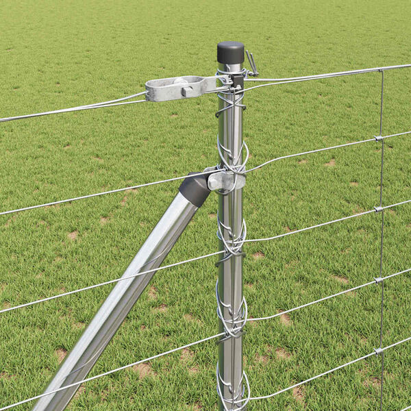 vidaXL Tvorelės stulpas Cinkuotas 50 x 1,2 m Plienas