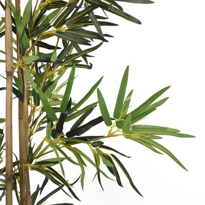 vidaXL Dirbtinis bambukas, žalios spalvos, 80cm, 368 lapai