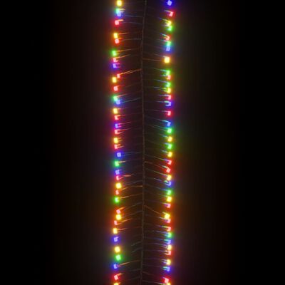 vidaXL LED lempučių girlianda, 11m, PVC, 1000 įvairių spalvų LED