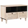 vidaXL TV vienetai su stalčių Balta 70 x 33 x 46 cm Apdirbta mediena