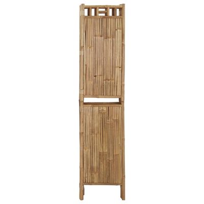 vidaXL Kambario pertvara, 5 dalių, 200x180cm, bambukas