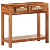 vidaXL Konsolinis staliukas, 86x30x76cm, perdirbtos medienos masyvas
