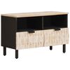 vidaXL Televizoriaus spintelė Baltos skalbimo apdaila 70 x 33 x 46 cm