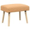 vidaXL suoliukas Paprastas Smėlio 60 x 40 x 45 cm Boucl&eacute;