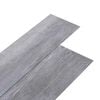 vidaXL Grindų lentos Matinė medžio pilka 2,51 m&sup2; 18 vnt. PVC