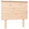 vidaXL Lovos rėmas be čiužinio, 100x200cm, pu&scaron;ies medienos masyvas